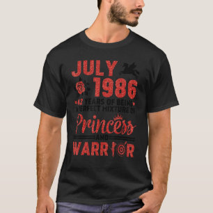 July 1986 36 Years Of Being Perfect Mixture Prince T-Shirt