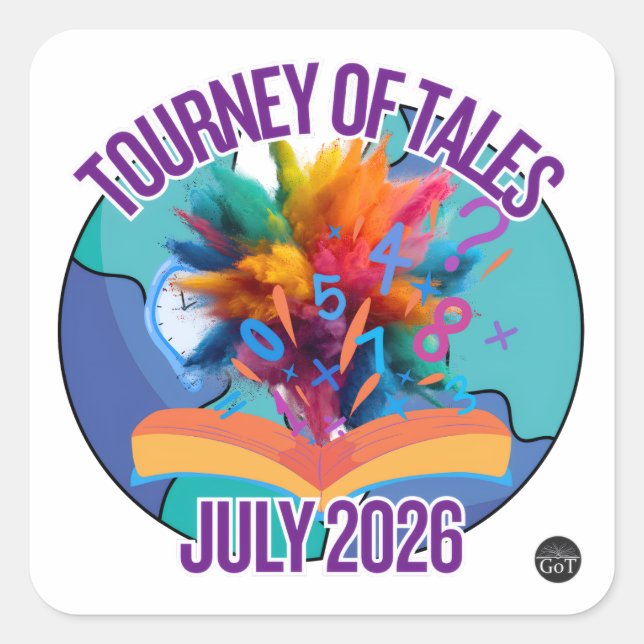 July 2026 Tourney of Tales Sticker (Front)