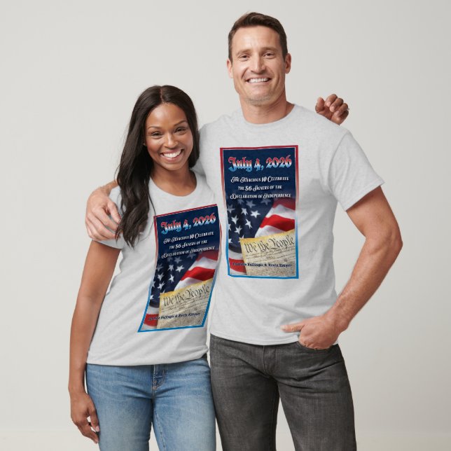 July 4, 2026 Book T-shirt (Unisex)