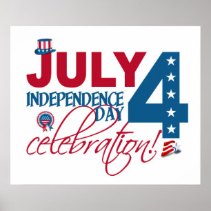 JULY 4 Celebration poster