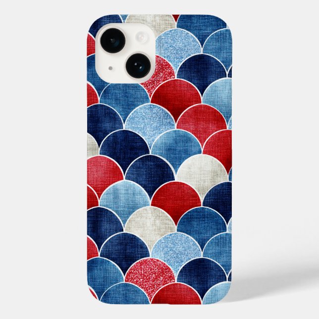 July 4 Hot Air Balloon Beach Towel Case-Mate iPhone Case (Back)