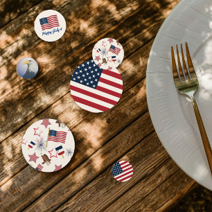 July 4 Party Confetti