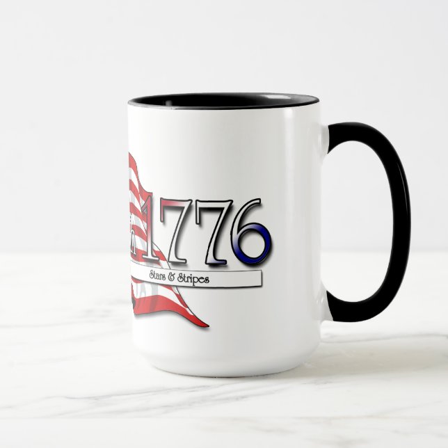 July 4th 1776 Stars & Stripes Mug (Right)