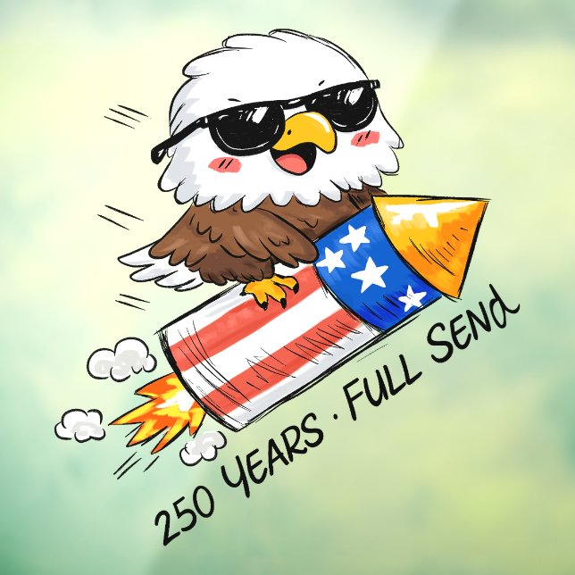 July 4th, 250 Years Eagle on Firecracker (Sheet 3)