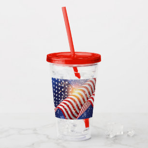 July 4th Acrylic Tumbler