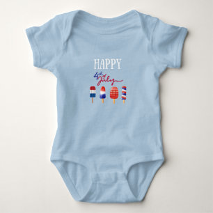 July 4th baby  bodysuit