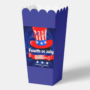 July 4th Celebrate Freedom Party Favour Box