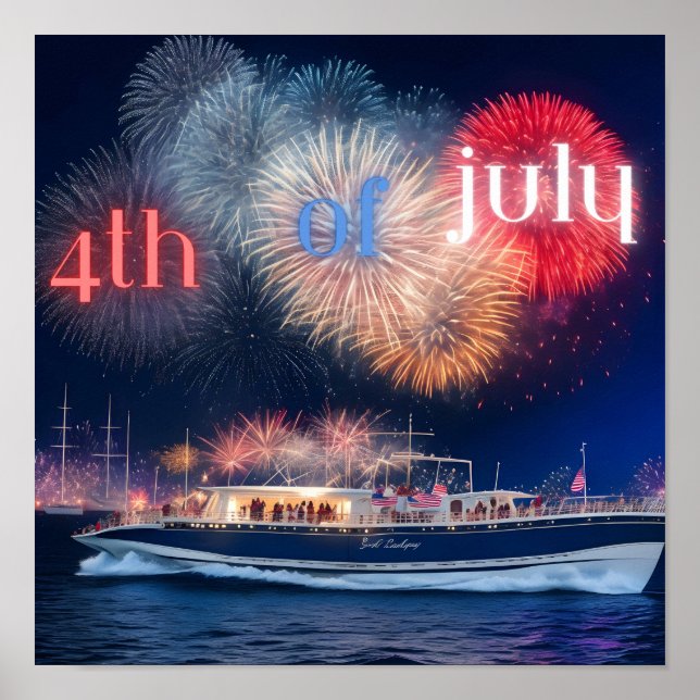 July 4th Celebration Poster (Front)