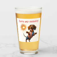 July 4th Dachshund Beer