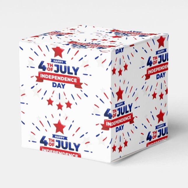 July 4th Favour Box (Front Side)