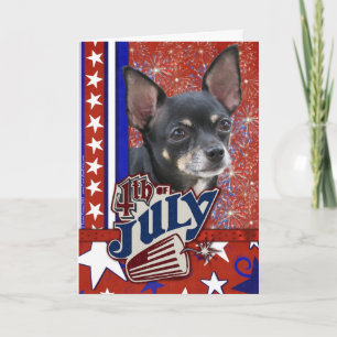 July 4th Firecracker - Chihuahua Card