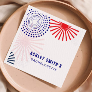 July 4th Firework Napkins for Fourth of July Party