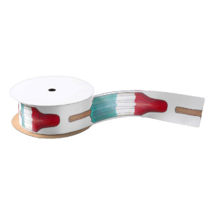 July 4th Fourth Rocket Pop Popsicle USA Ice Lolly Satin Ribbon