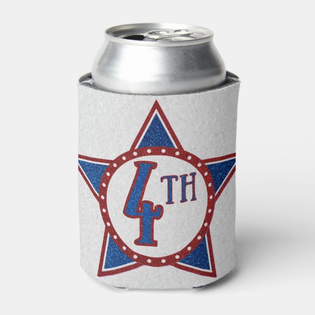 July 4th Glitter Can Cooler (Can Front)