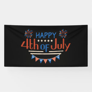 July 4th Independance Day 4x8 Vinyl Banner
