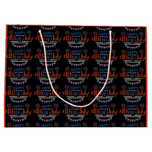 July 4th Independance Day Large Gift Bag