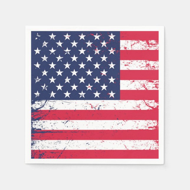 July 4th Paper Napkins (Front)