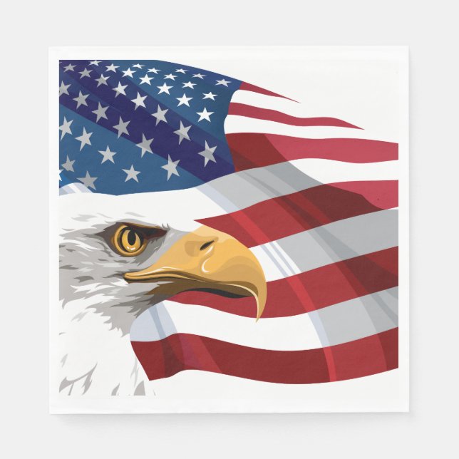 July 4th Paper Napkins (Front)
