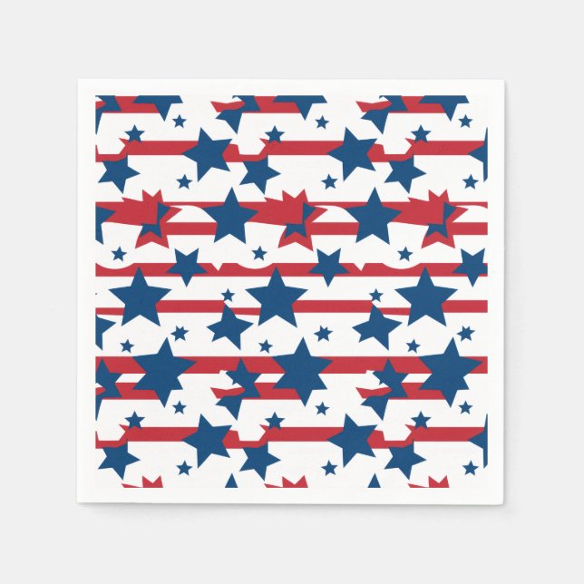 July 4th Paper Napkins (Front)