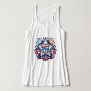 July 4th Patriotic 250 Year Birthday Singlet