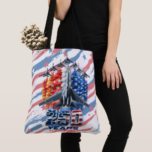 July 4th Patriotic 250 Year Birthday Tote Bag