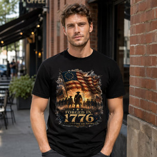 July 4th Patriotic 250 Years America T-Shirt