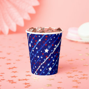 July 4th Patriotic Paper Cup