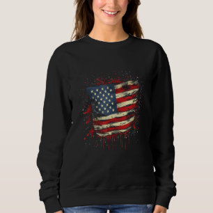 July 4th Product  Patriotism, American Flag_2 Sweatshirt