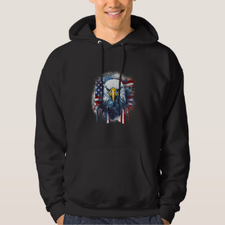 July 4th Product Patriotism, American Flag_9 Hoodie