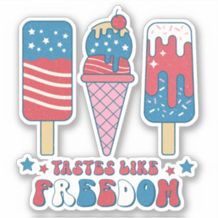 July 4th Red White Blue Tastes Like Freedom