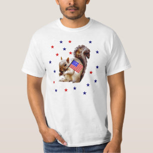July 4th Squirrel T-Shirt