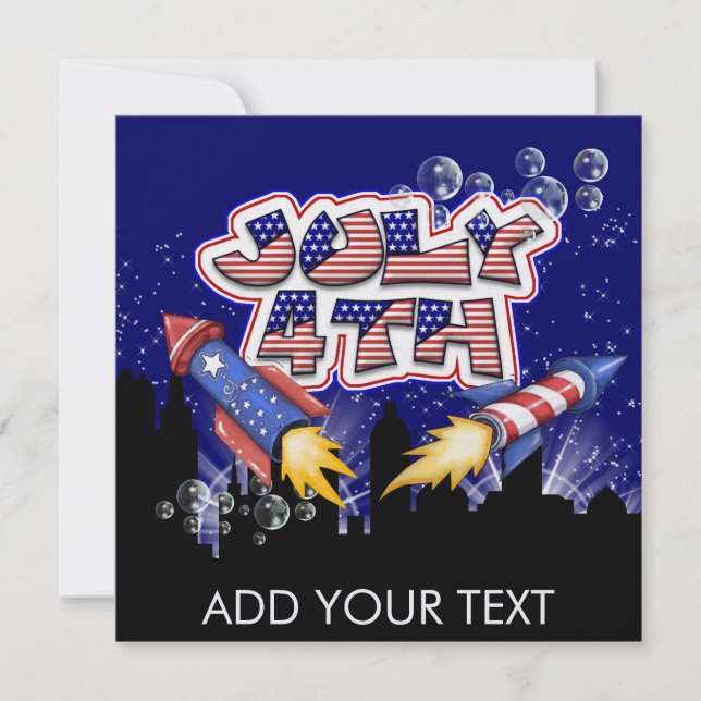 July 4th - SRF Invitation (Front)