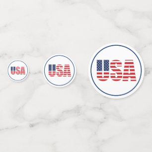 July 4th Table Confetti