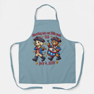 July 4th USA 250th Anniversary Semiquincentennial  Apron