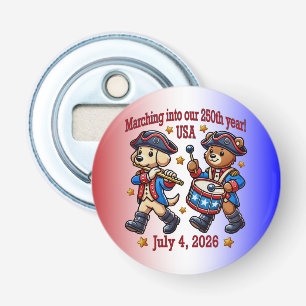 July 4th USA 250th Anniversary Semiquincentennial Bottle Opener