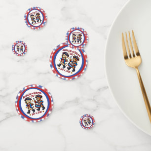 July 4th USA 250th Anniversary Semiquincentennial Confetti