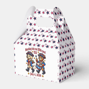 July 4th USA 250th Anniversary Semiquincentennial Favour Box