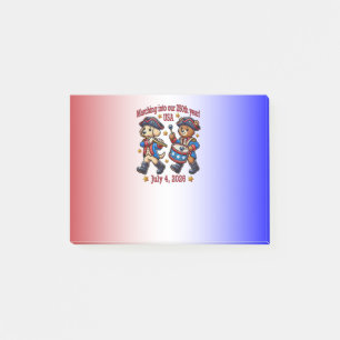July 4th USA 250th Anniversary Semiquincentennial Post-it Notes