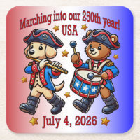July 4th USA 250th Anniversary Semiquincentennial