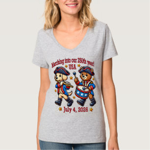 July 4th USA 250th Anniversary Semiquincentennial T-Shirt