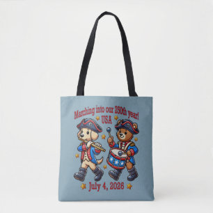 July 4th USA 250th Anniversary Semiquincentennial  Tote Bag