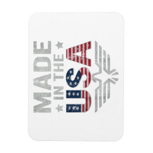July 4th Women Men Patriontic American Flag Indepe Magnet