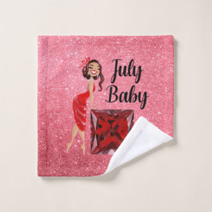 July Baby Wash Cloth