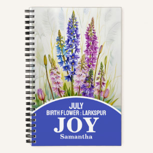 July Birth Month Flower Christian Journal
