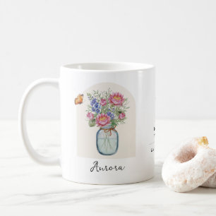 July Birth Month Flower Mug