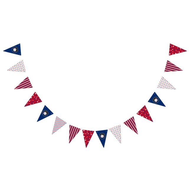 July Birthday Party Personalise Name Bunting (All)