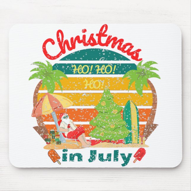 july christmas/christmas in july mouse pad (Front)