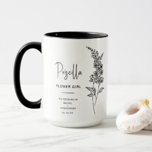 July Flower Girl Larkspur Birth Flower Mug