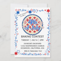 July Fourth Baking Contest BBQ Fireworks
