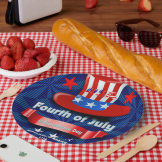 July Fourth Party Paper Plate